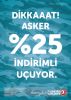 THY Uçak Biletlerinde Askerlere %25 İndirim