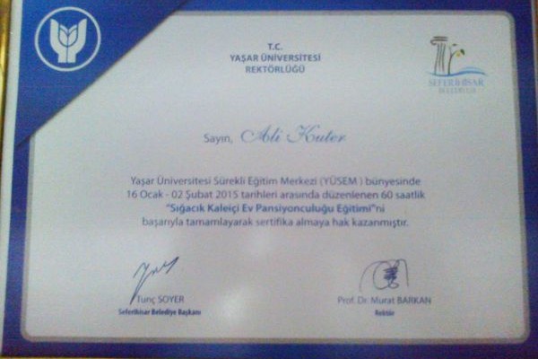 Sığacık Pansiyon Kaleiçi